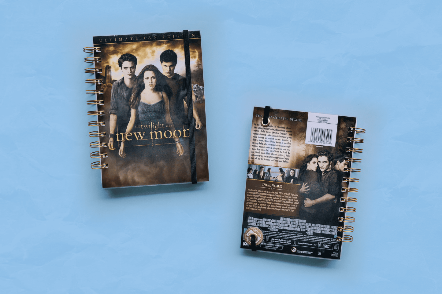 The Twilight Saga: New Moon Upcycled DVD Notebook