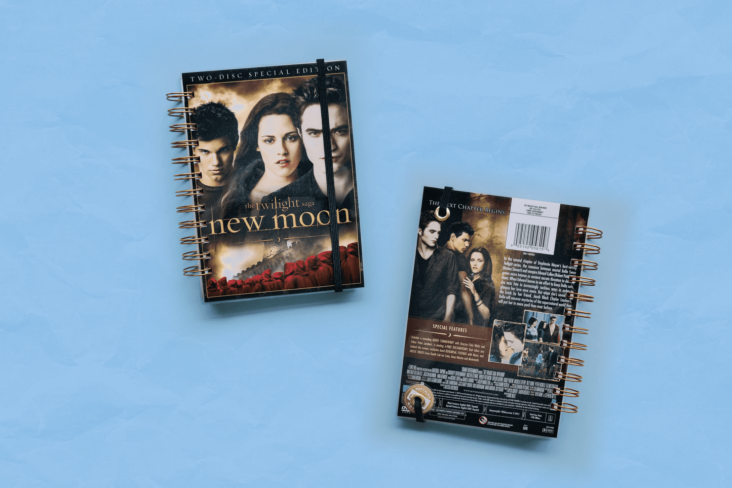 The Twilight Saga: New Moon Upcycled DVD Notebook
