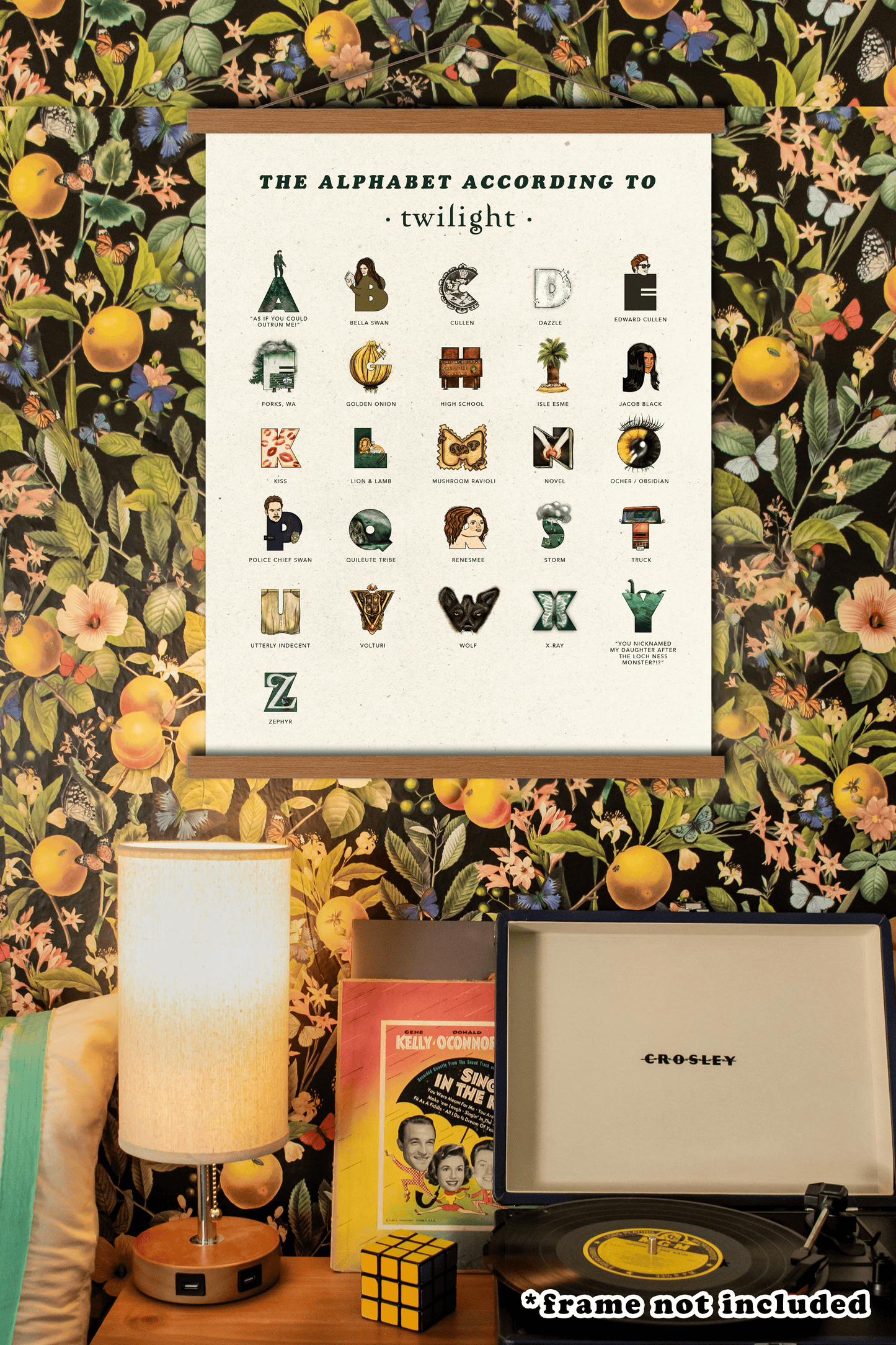 The Alphabet According to Twilight Poster - 11" x 14"