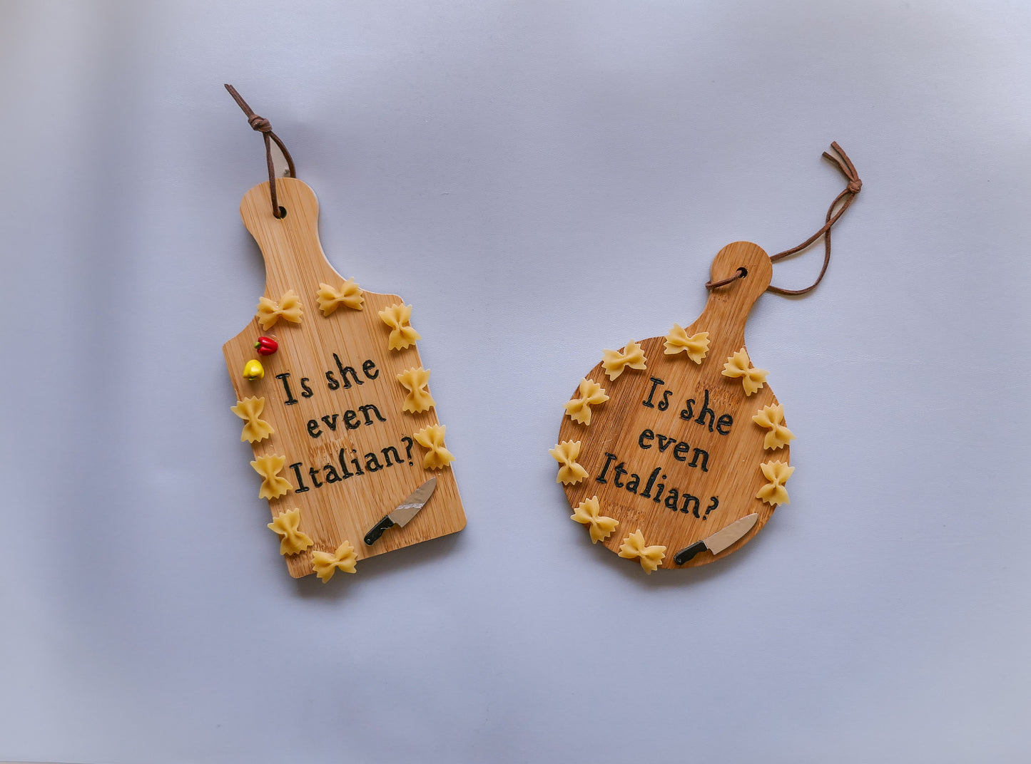 Twilight Inspired Home Decor - Wooden Is She Even Italian Wall Hang