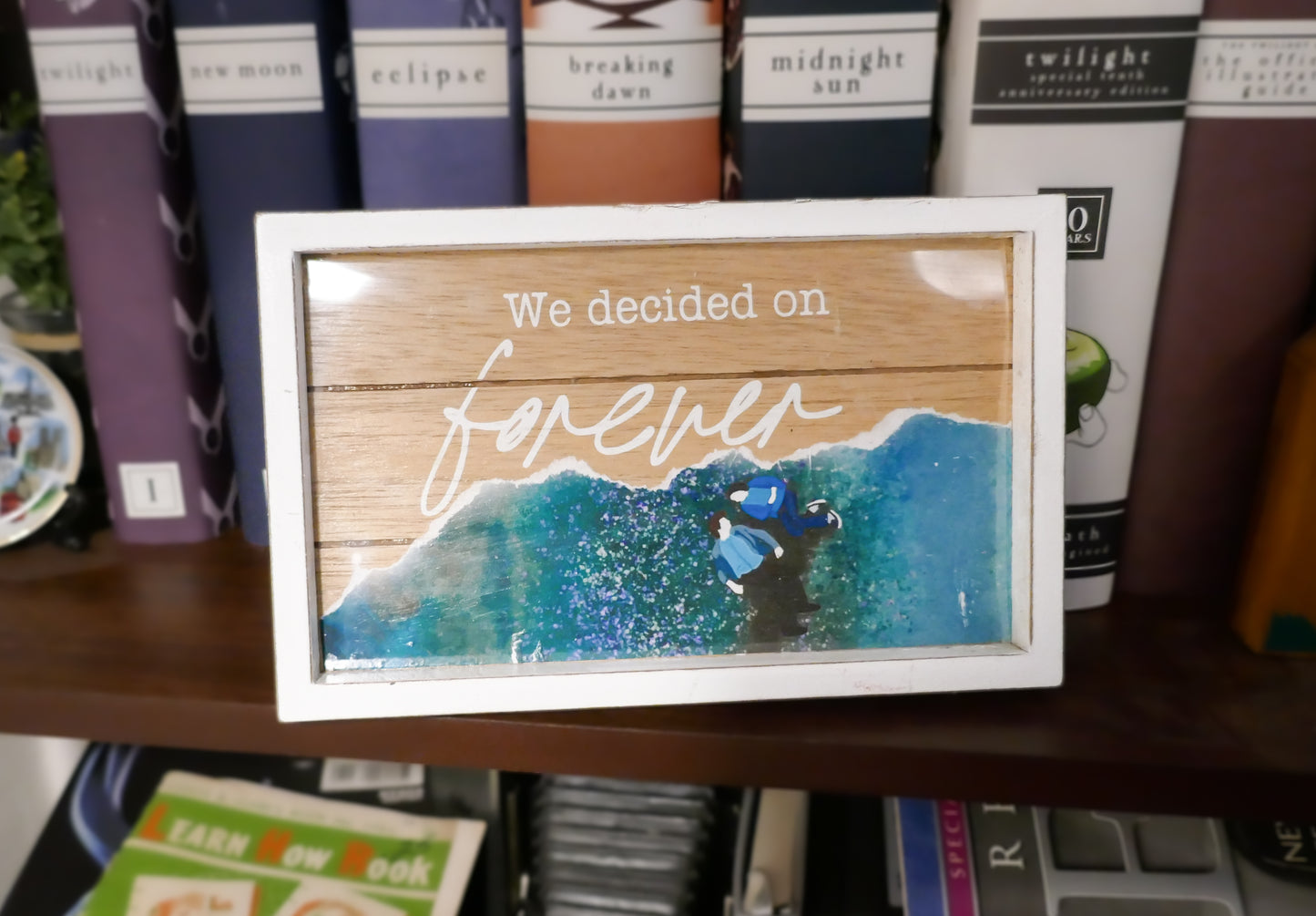 Twilight Inspired Home Decor - Wooden Forever Frame, B Grade