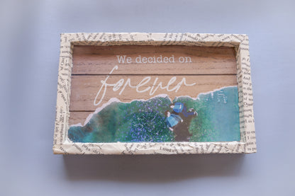 Twilight Inspired Home Decor - Wooden Forever Frame, B Grade