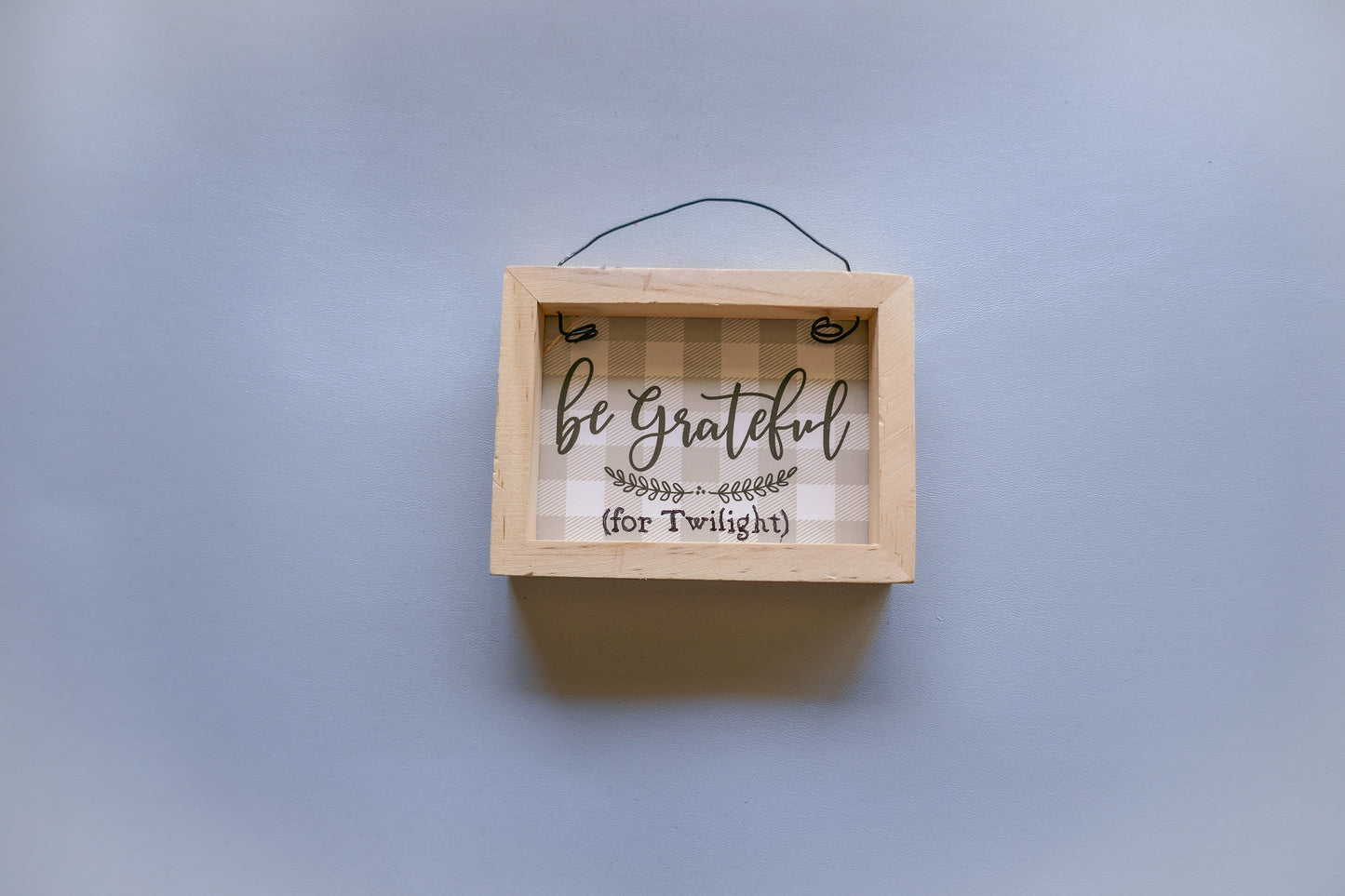 Twilight Inspired Home Decor - Wooden Grateful Frame