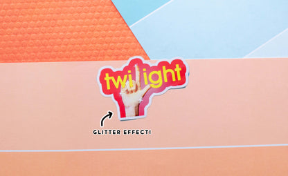 Twilight Inspired Glee Sticker